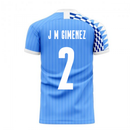 Uruguay 2020-2021 Home Concept Football Kit (Libero) (J. M. GIMENEZ 2)
