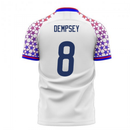 USA 2020-2021 Home Concept Football Kit (Libero) (DEMPSEY 8)