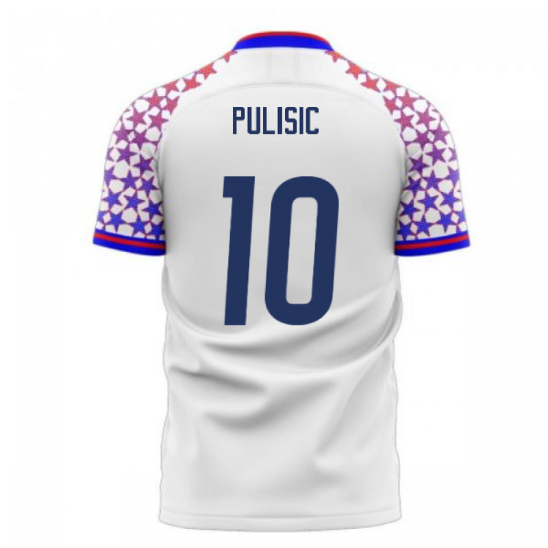 USA 2020-2021 Home Concept Football Kit (Libero) (PULISIC 10)