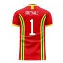 Wales 2020-2021 Home Concept Football Kit (Libero) (SOUTHALL 1)